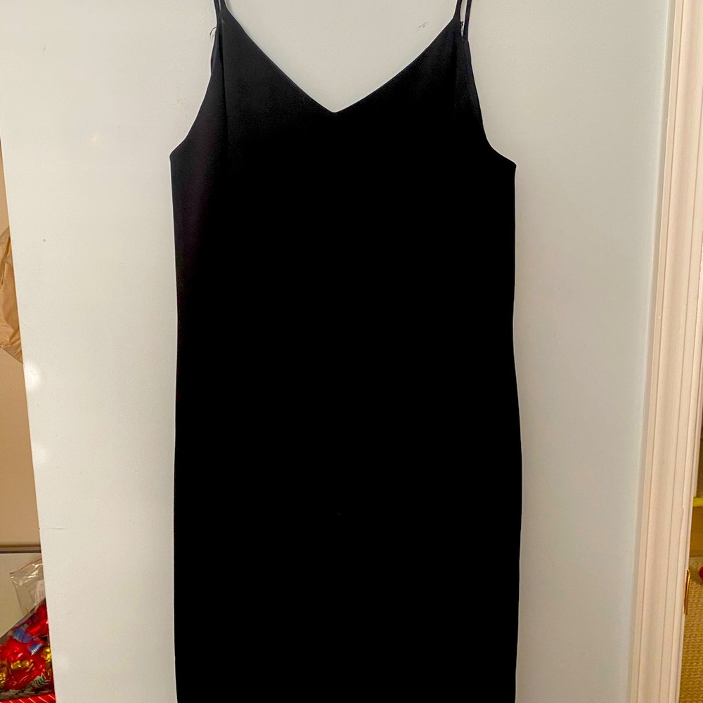 Jones New York Black Spaghetti strap short dresss sz 8